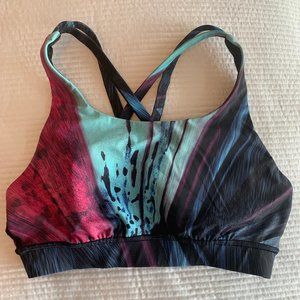 LULULEMON Blue/Pink Energy Sports Bra Size 4